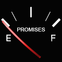empty promises illustration