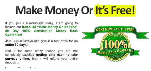 click4surveys-money-back click 4 surveys money back guarantee