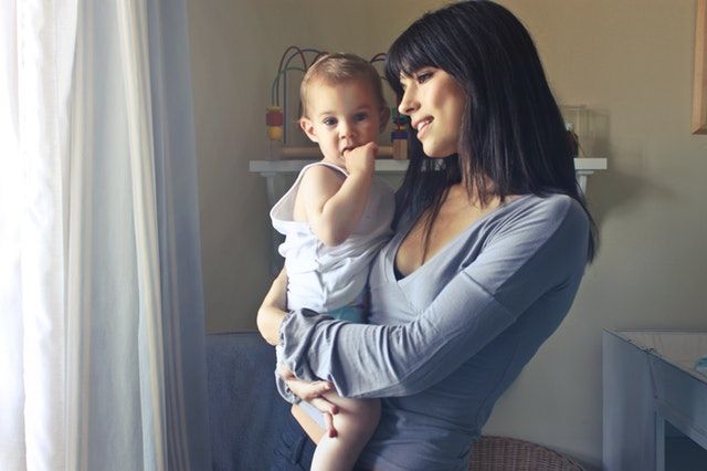 mum with baby young living target audience