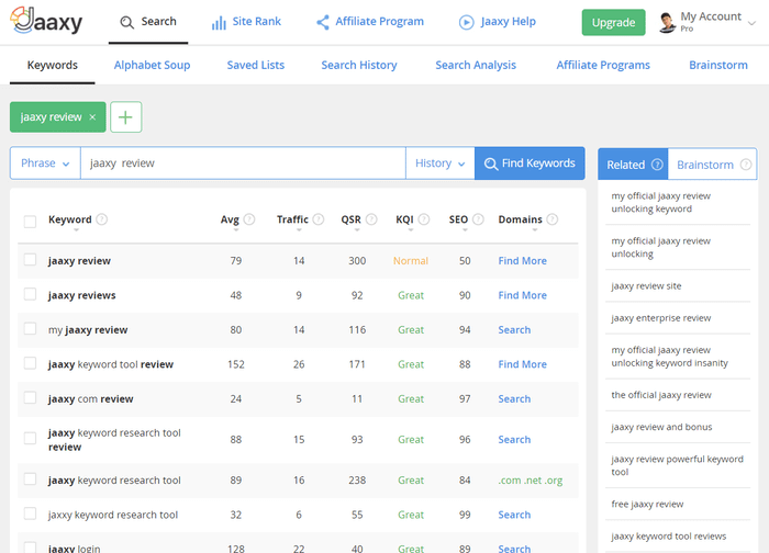 jaaxy-keyword-research jaaxy keyword research
