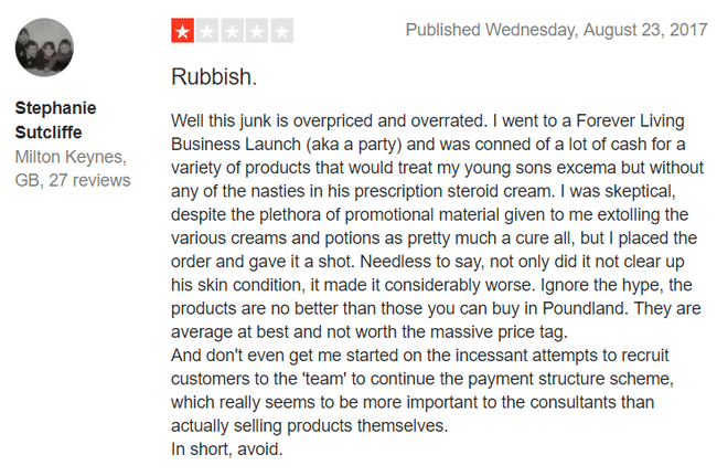 forever-living-complaint forever living complaint