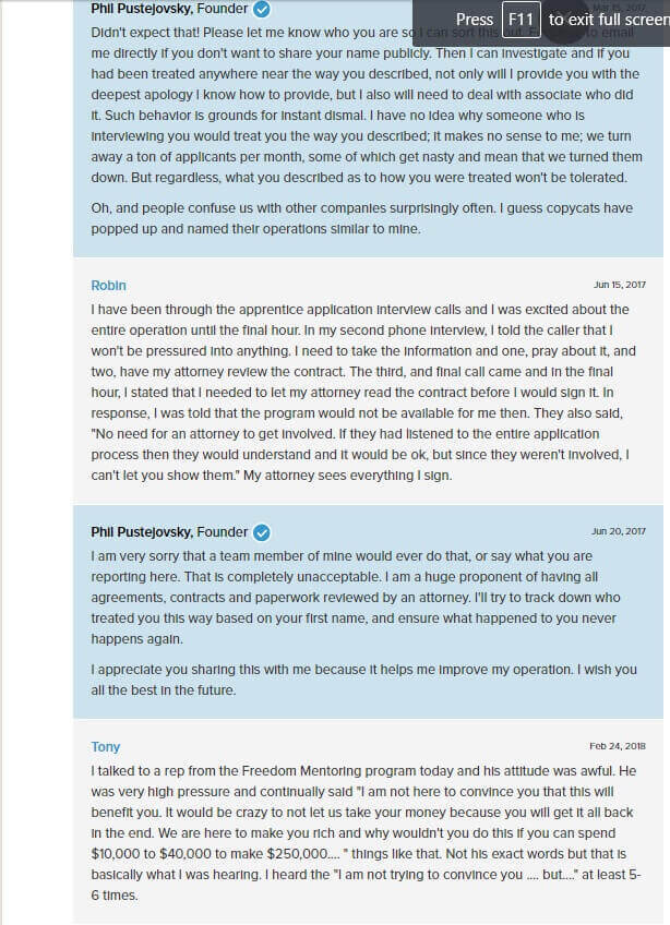 Freedom Mentor Negative Reviews-1 Freedom Mentor Negative Reviews-1