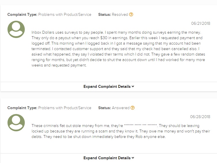 InboxDollars Complaint 2 InboxDollars Complaint 2