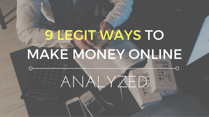 9 legit ways to make money online