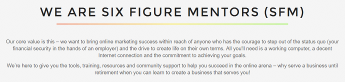 the six figure mentors