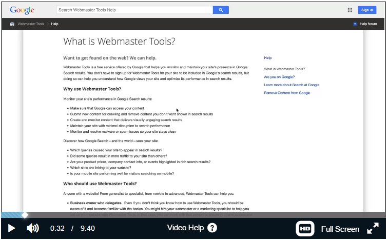 google-webmaster-tool-setup
