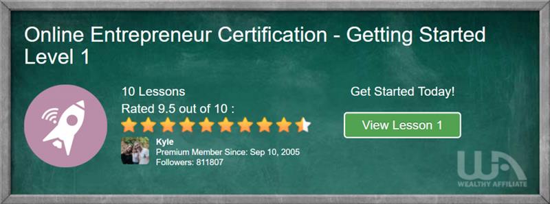 online entrepreneur certification course