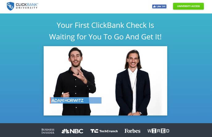 clickbank university 2.0 salespage