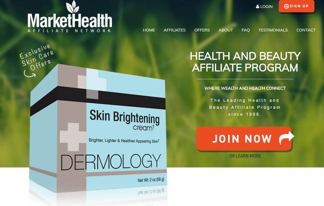 market health homepage