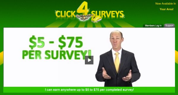 click 4 surveys promises