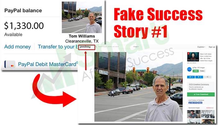 affiliate millionaire club fake success story 1