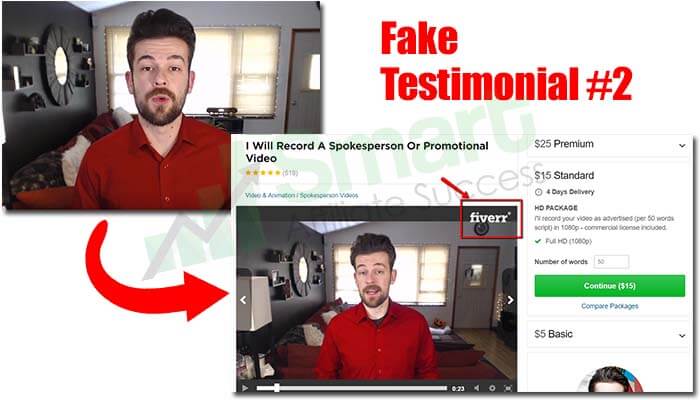 free ad cash system fake testimonial 2