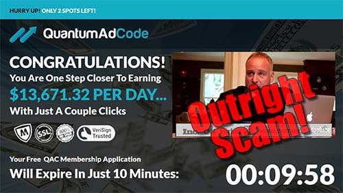 quantum ad code homepage