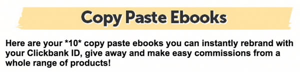 copy paste ebooks