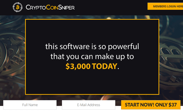 crypto coin sniper scam