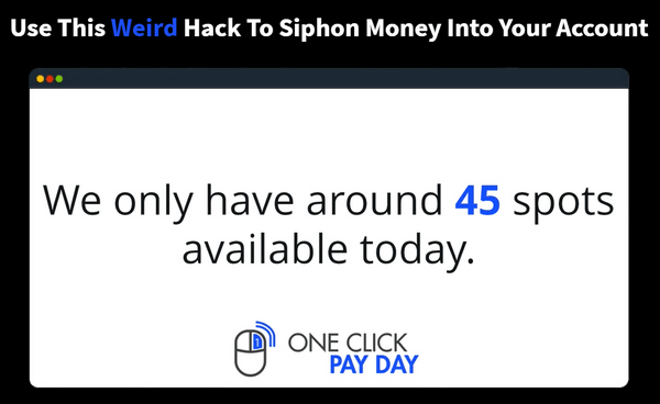 one click pay day scam