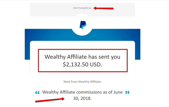 wealthy affiliate income proof