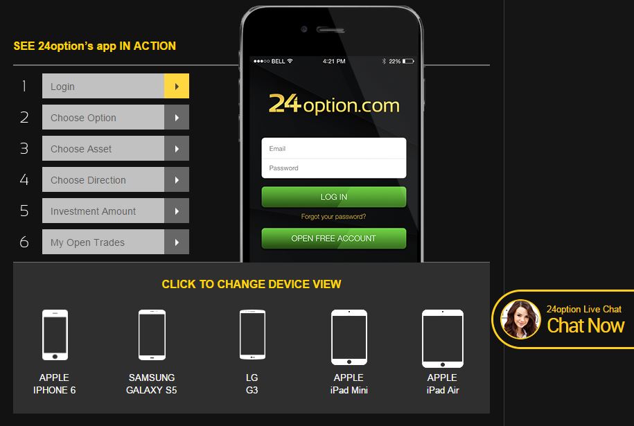 24Option Mobile App