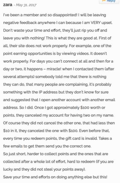 MyPoints Customer Service Complaint 2 Complaint about MyPoints Customer Service