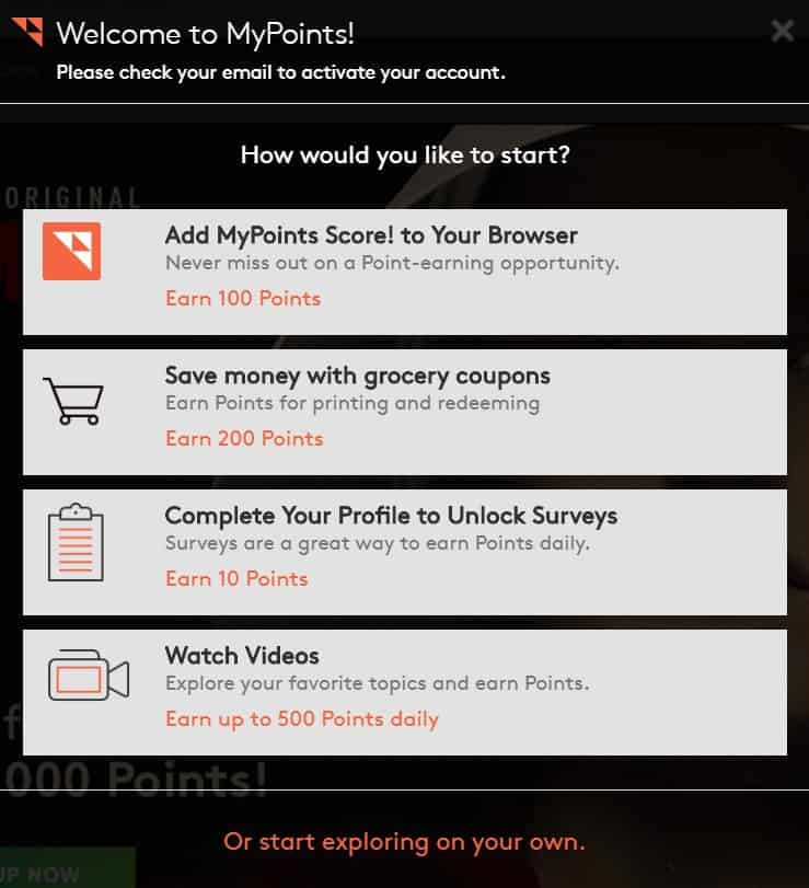 MyPoints How To Get Started MyPoints How To Get Started