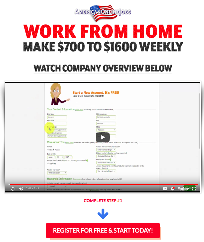 American Online Job Homepage American Online Job Homepage