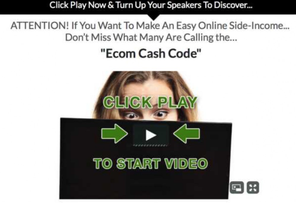 Ecom Cash Code Landing Page Ecom Cash Code Landing Page