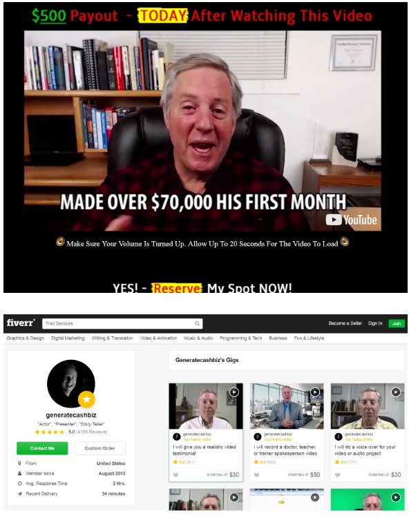 Easy Retired Millionaire Fake Testimonial And Fiverr Account Easy Retired Millionaire Fake Testimonial And Fiverr Account