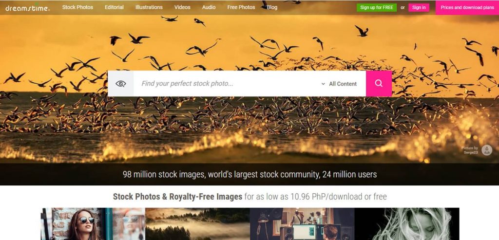 Dreamstime Landing Page Dreamstime Landing Page