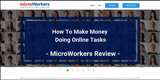 MicroWorkers Landing Page