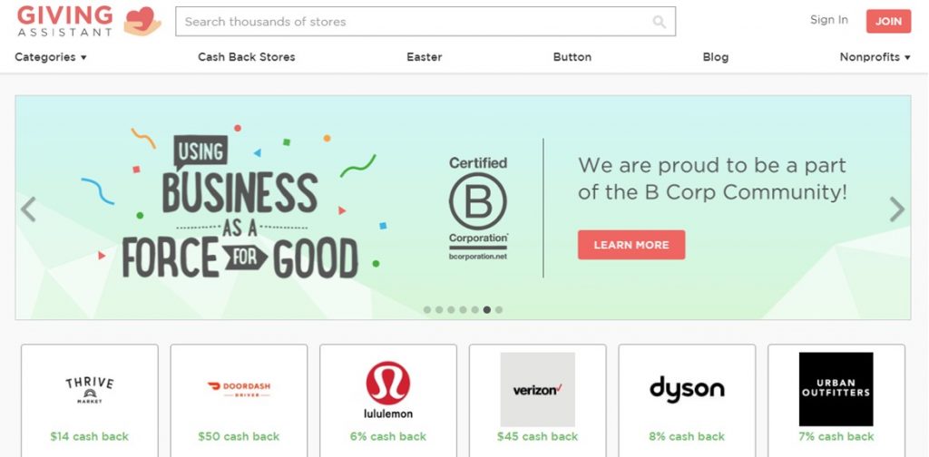 Giving Assistant Landing Page Giving Assistant Landing Page