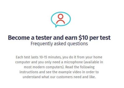 UserFeel Become a Tester UserFeel Become a Tester