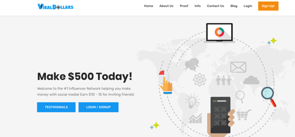 Viral Pay Landing Page Viral Pay Landing Page