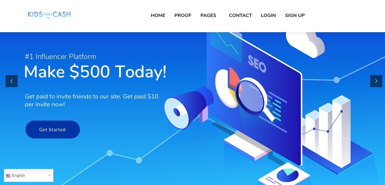Kids Earn Cash Review - Landing Page Kids Earn Cash Review - Landing Page