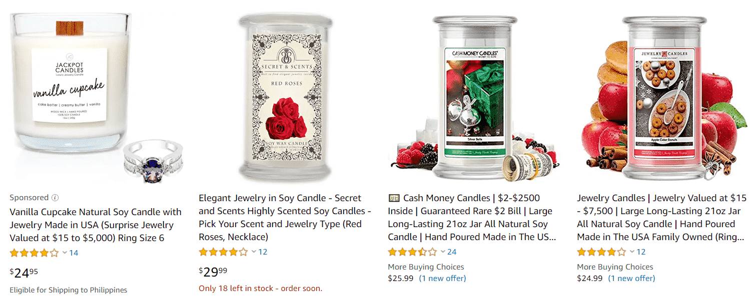Is Jewelry in Candles a Scam - Other Competitor Candles Is Jewelry in Candles a Scam - Other Competitor Candles
