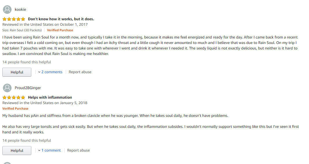 Is Rain International a Scam - Amazon Review