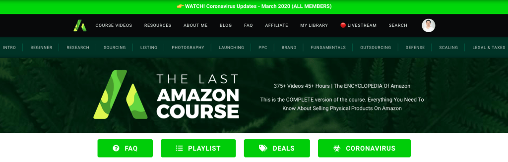 The Last Amazon Course Review - Landing Page The Last Amazon Course Review - Landing Page