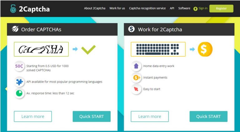 Is 2Captcha a Scam - Landing Page Is 2Captcha a Scam - Landing Page