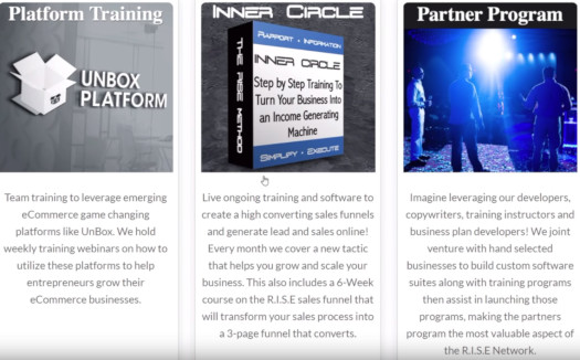 RISE Network Review - Products RISE Network Review - Products