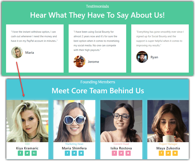 Social Bounty Review - Fake Testimonials Social Bounty Review - Fake Testimonials