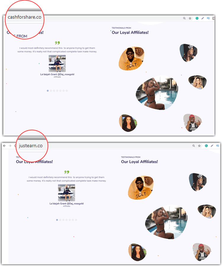 What Is CashForShare - Fake Testimonials What Is CashForShare - Fake Testimonials