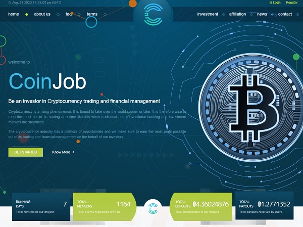 What Is CoinJob - Landing Page