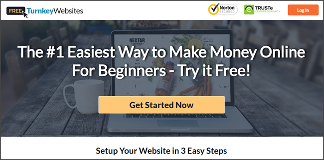Free Turnkey Websites Review - Landing Page