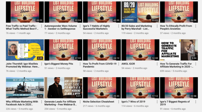 List Building Lifestyle Review - Igor Khefets YouTube List Building Lifestyle Review - Igor Khefets YouTube