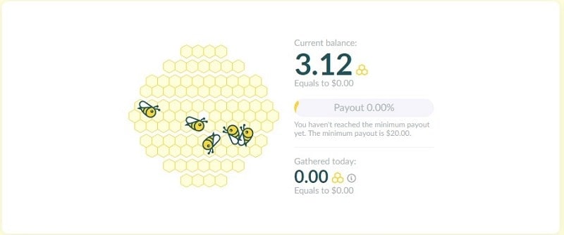 HoneyGain Review - Member Dashboard