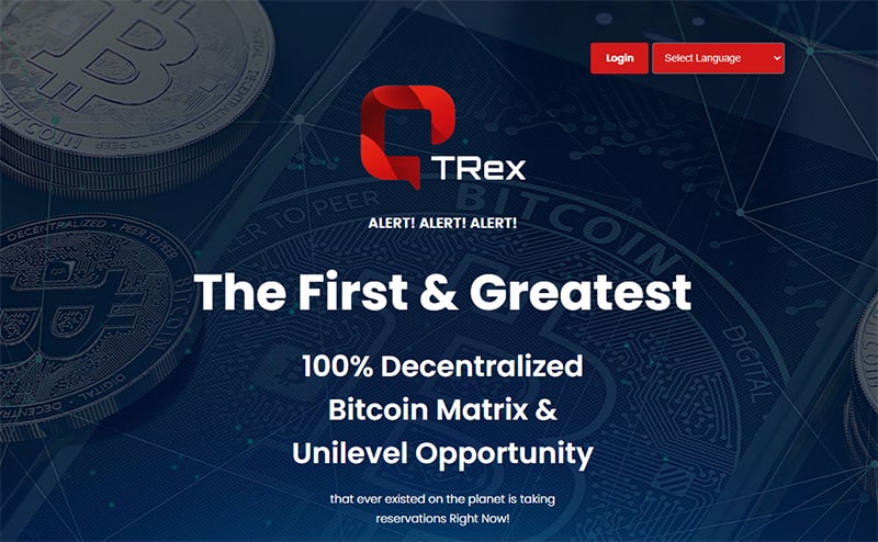 Is QTRex a Scam - Landing Page