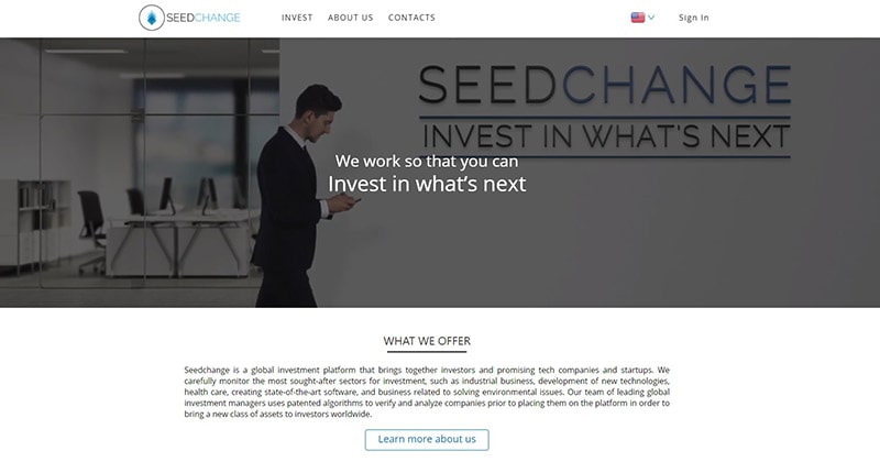What Is SeedChange - Landing Page